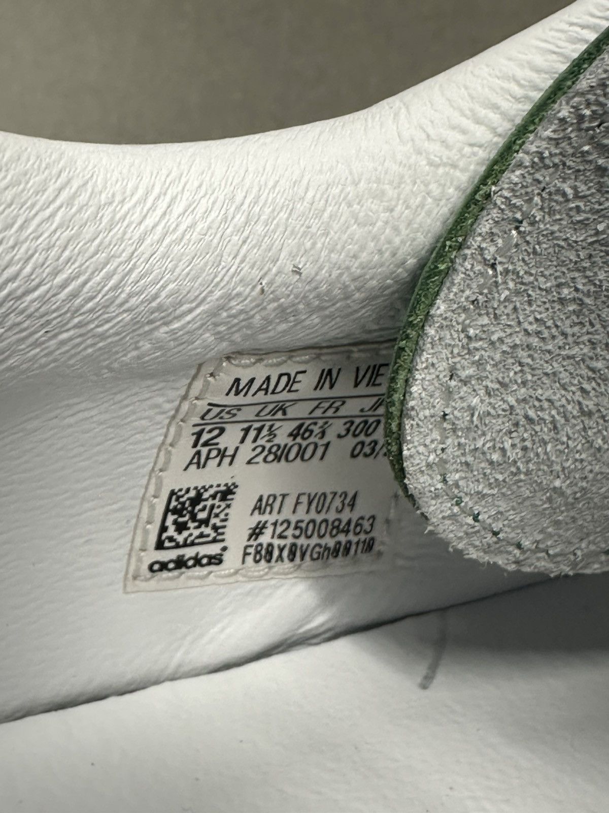 Adidas × Pharrell Adidas Stan Smith Human Made White Green Size US 12.5 / EU 45-46 - 10 Thumbnail