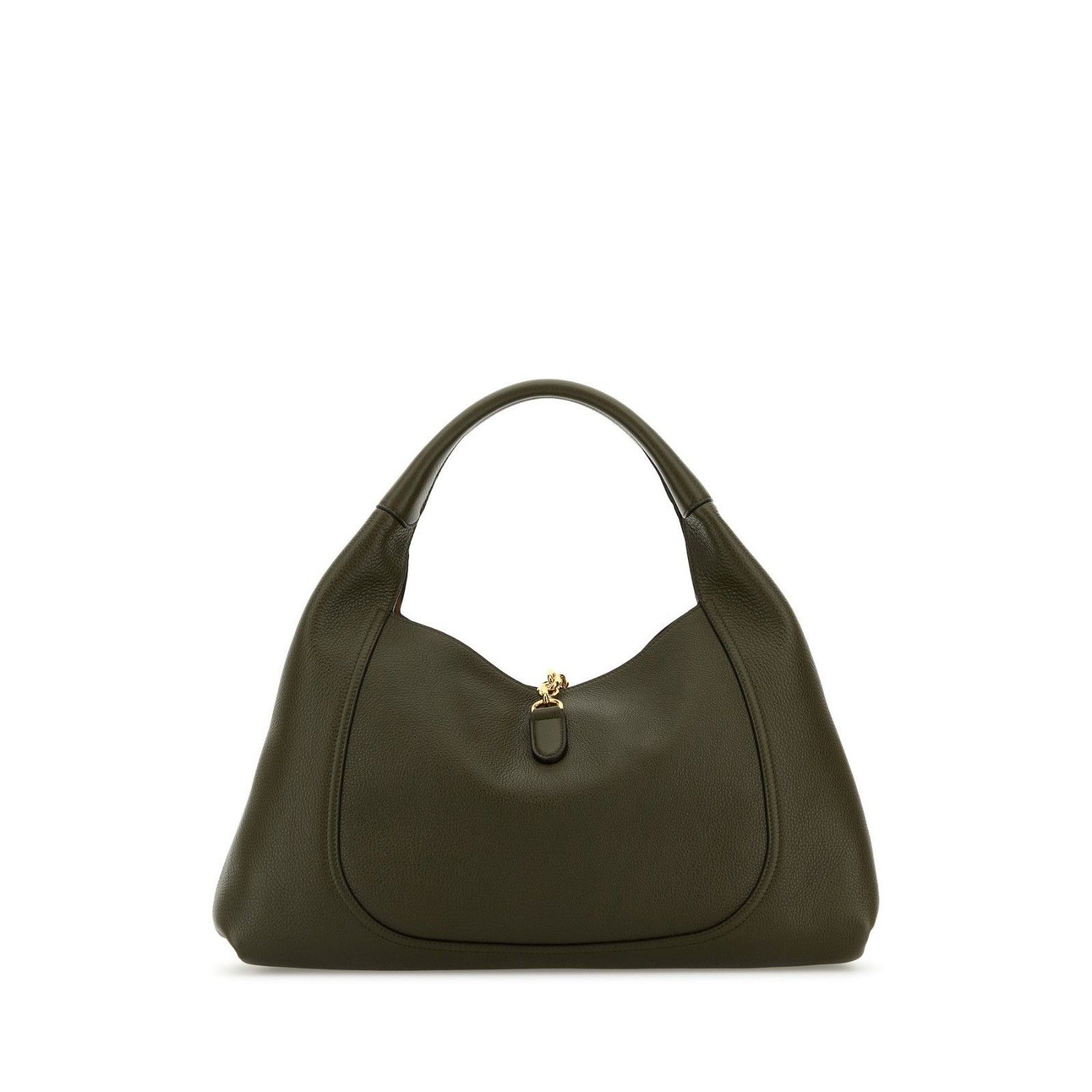 Gucci GUCCI Softbit Maxi $3650 Forest Green Grained Leather Should Size ONE SIZE - 3 Thumbnail