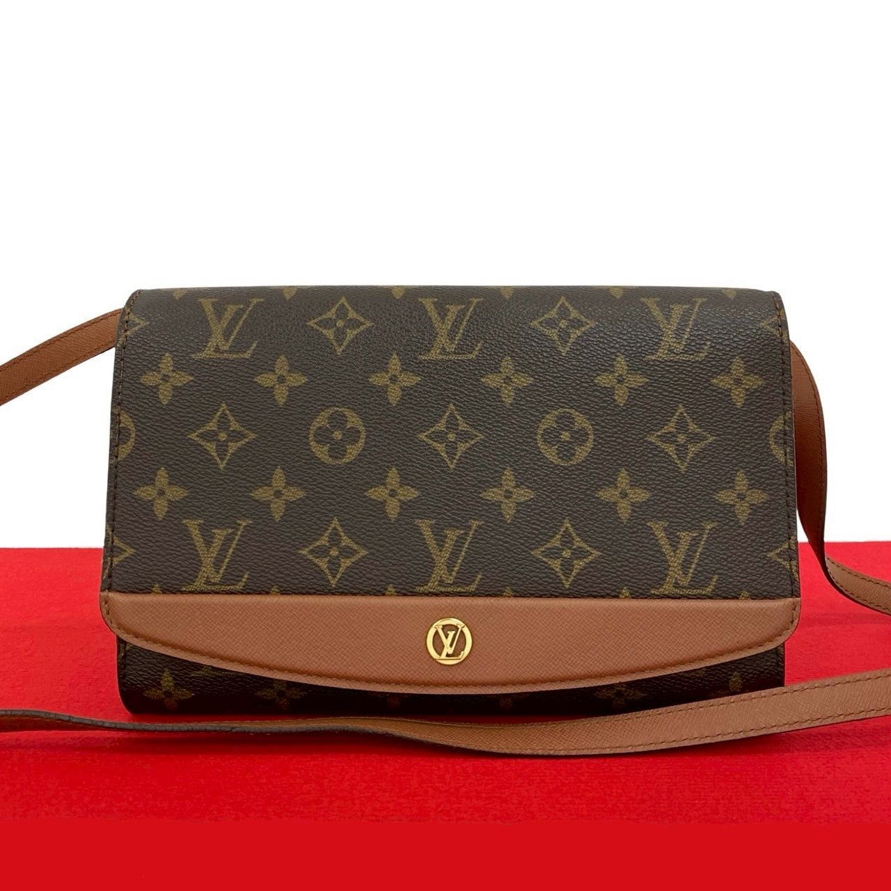 Louis Vuitton Louis Vuitton Shoulder Bag Brown Leather Size ONE SIZE - 1 Thumbnail