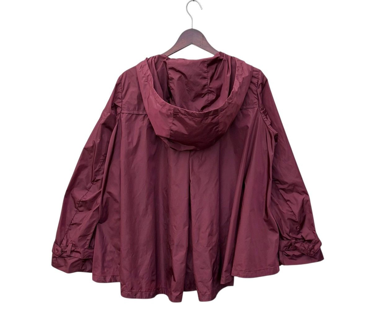 Prada Prada Burgundy Nylon Hoodie Jacket Size S / US 4 / IT 40 - 17 Thumbnail