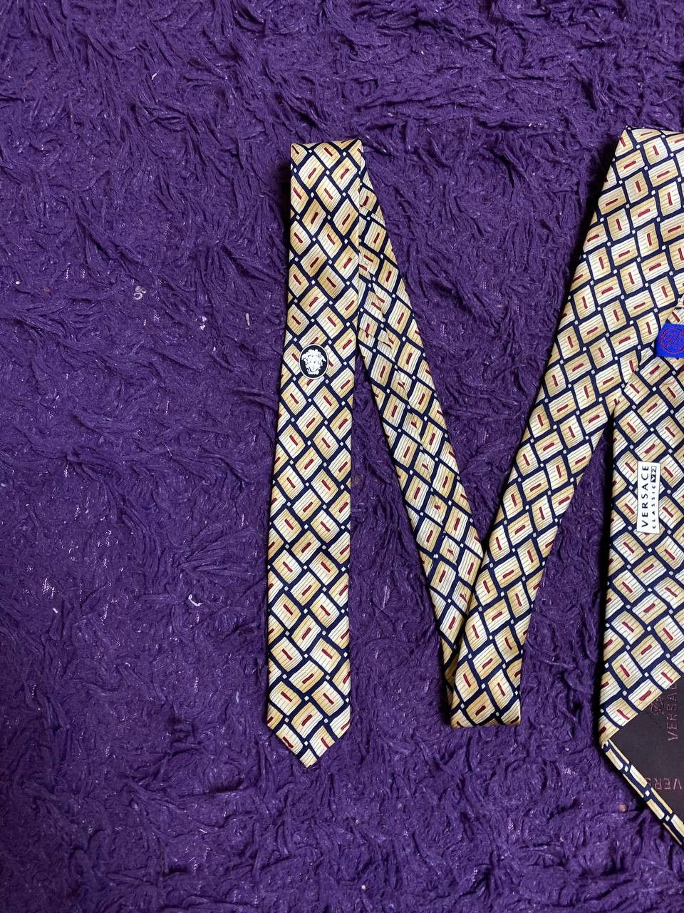 Versace Versace Vintage Versace Silk Tie Size ONE SIZE - 5 Thumbnail