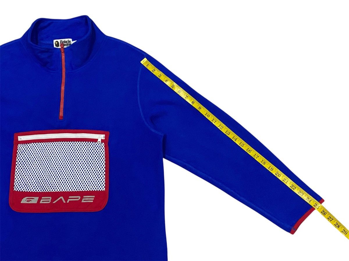Bape A Bathing Ape Fleece Pocket Haf Zip Sweatshirt Size US XL / EU 56 / 4 - 19 Thumbnail