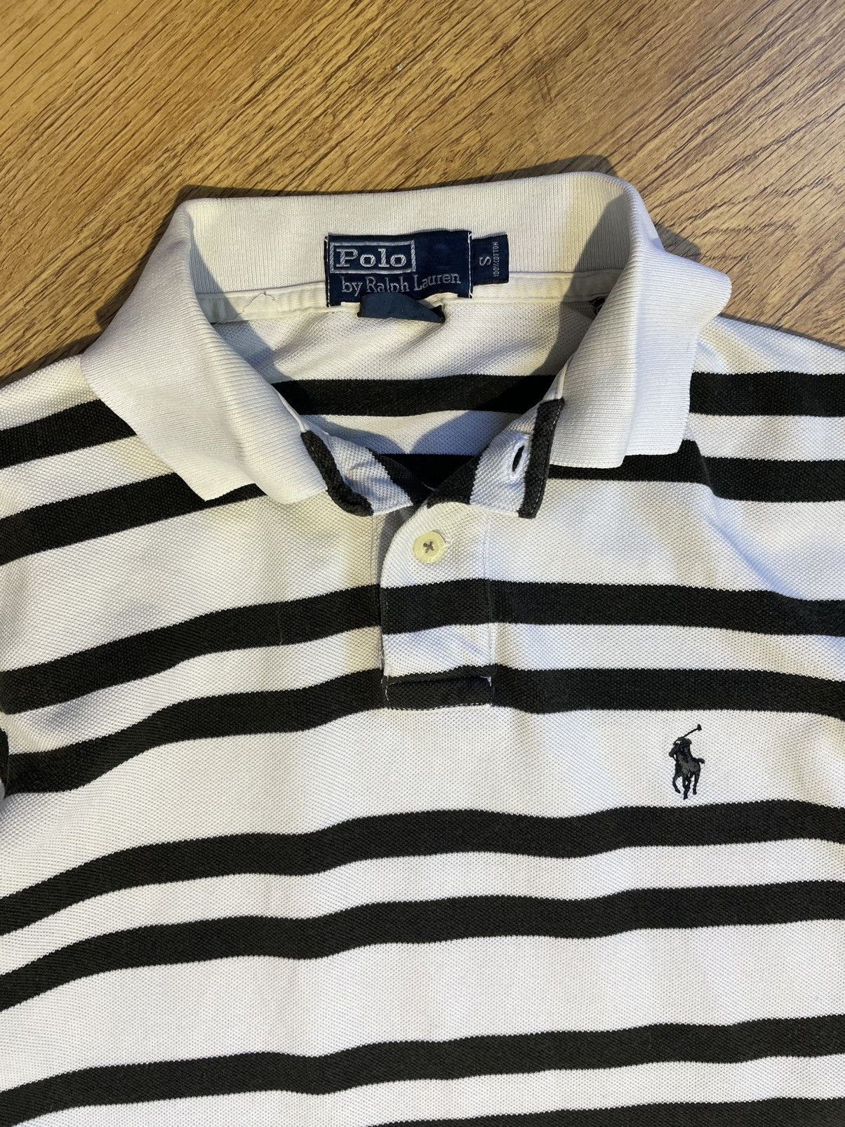 Polo Ralph Lauren Vintage Rare Striped Polo by Polo Ralph Lauren Luxury Style Size US M / EU 48-50 / 2 - 7 Thumbnail