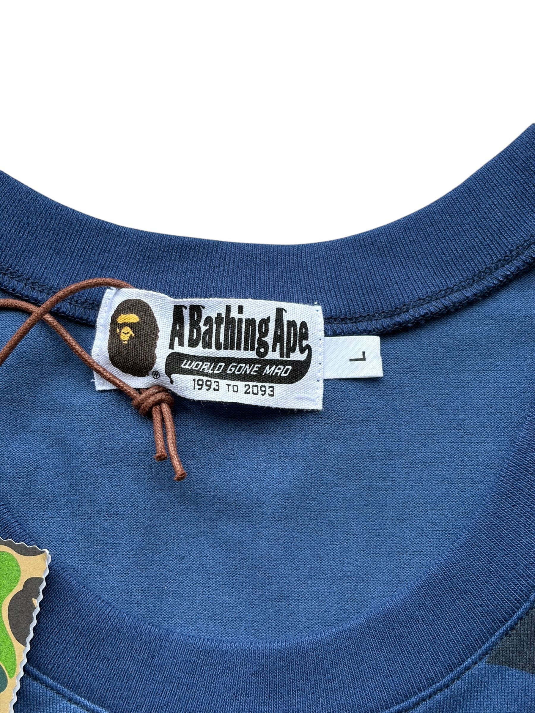 Bape Bape Blue Camo White College Logo Sleeveless Tank Top Size US L / EU 52-54 / 3 - 5 Thumbnail