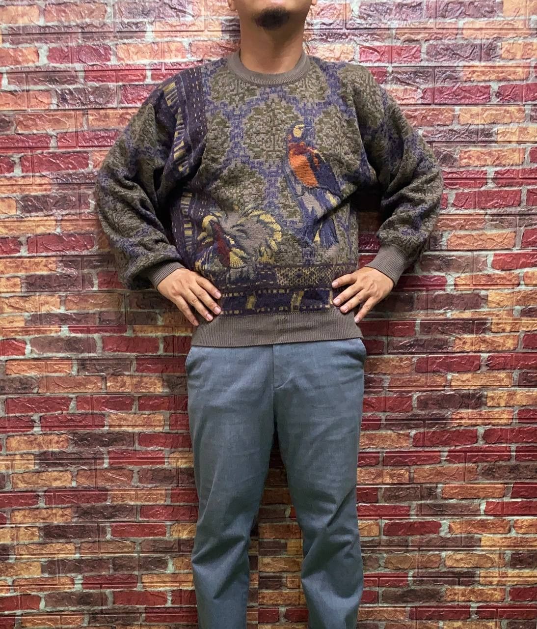 Jean-Louis Scherrer Rare Jean Louis Scherrer paris bird of paradise knitwear Size US L / EU 52-54 / 3 - 10 Thumbnail
