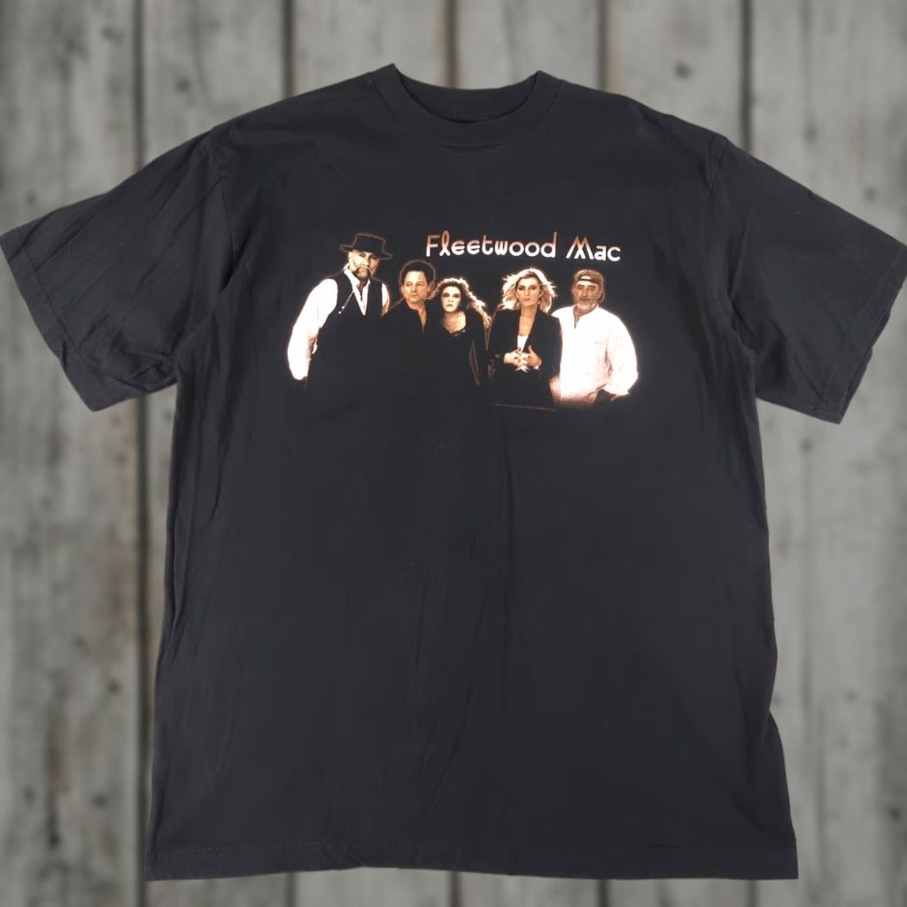 VINTAGE Fleetwood Mac T-Shirt Men XL Black 90s The Dance Tour