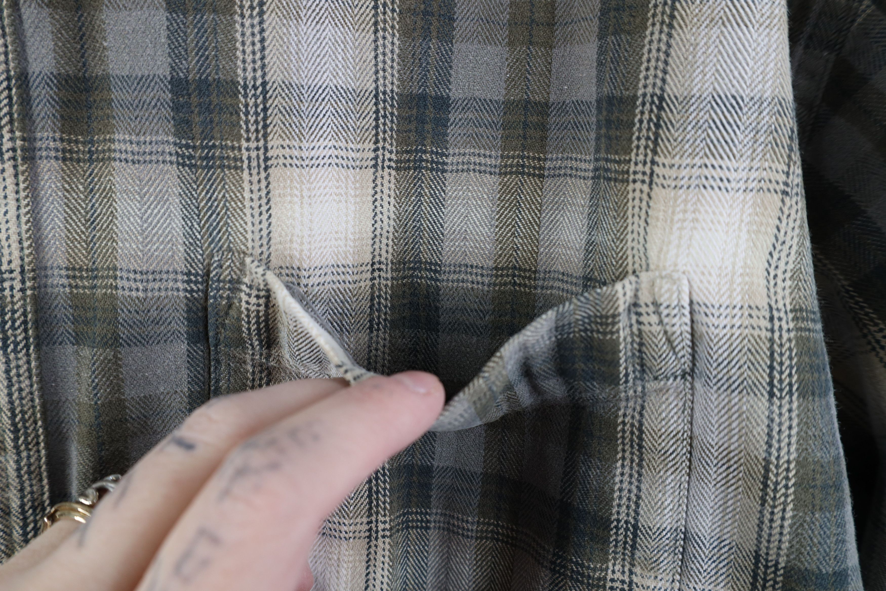 L.L. Bean Vintage 90s LL Bean Heavyweight Collared Button Down Shirt Size US XL / EU 56 / 4 - 4 Thumbnail