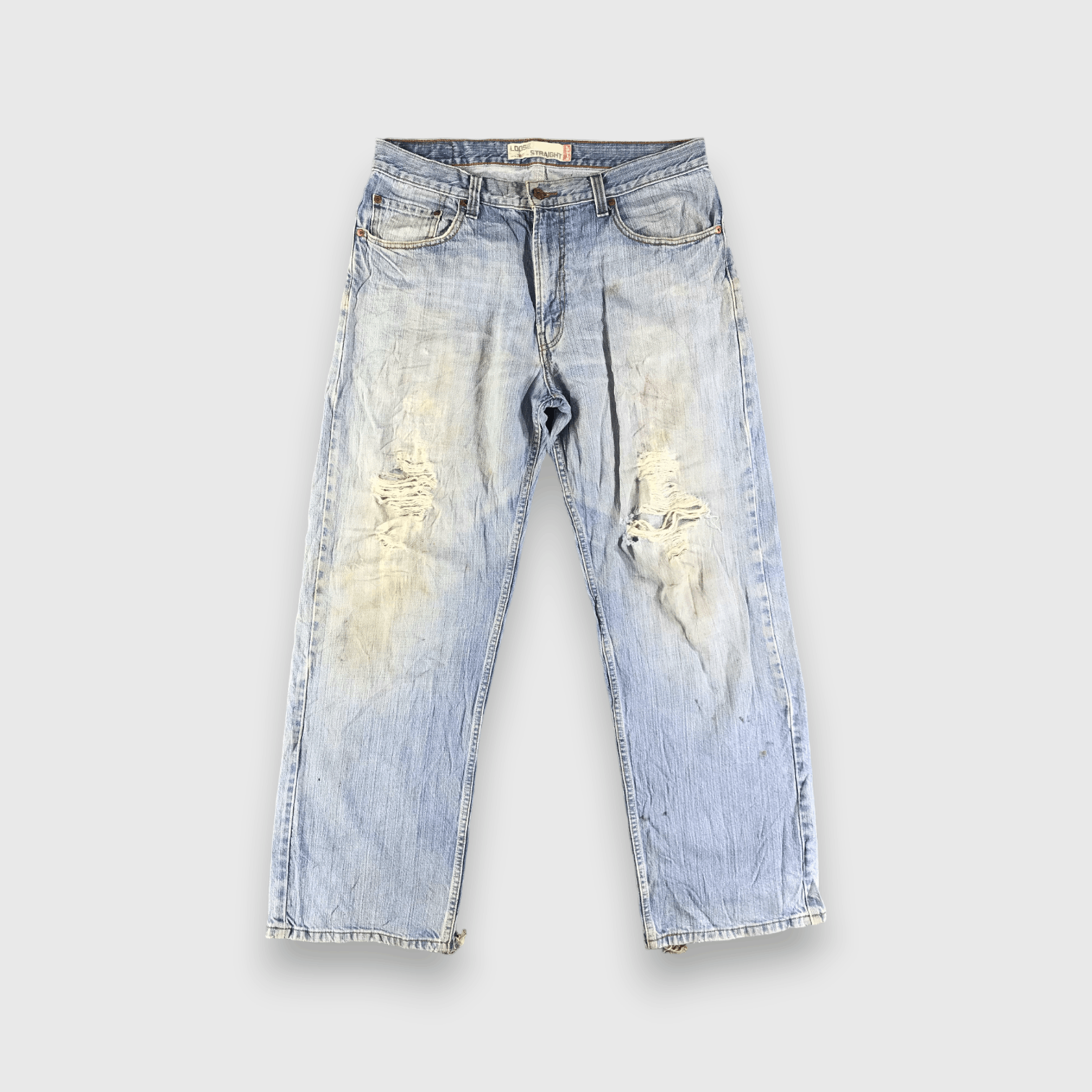 Levi's Vintage Blue Wash Levis 569 Jeans-J3103 Size US 36 / EU 52 - 1 Thumbnail