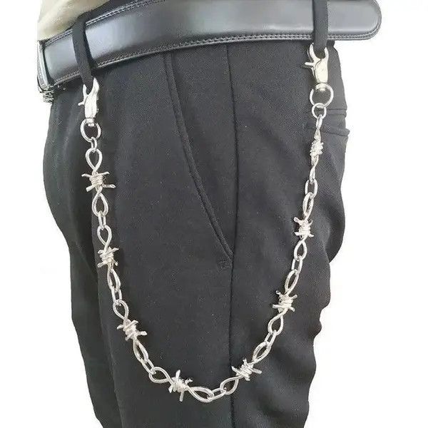Jewelry Barb Wire Wallet Chain Size ONE SIZE - 3 Thumbnail