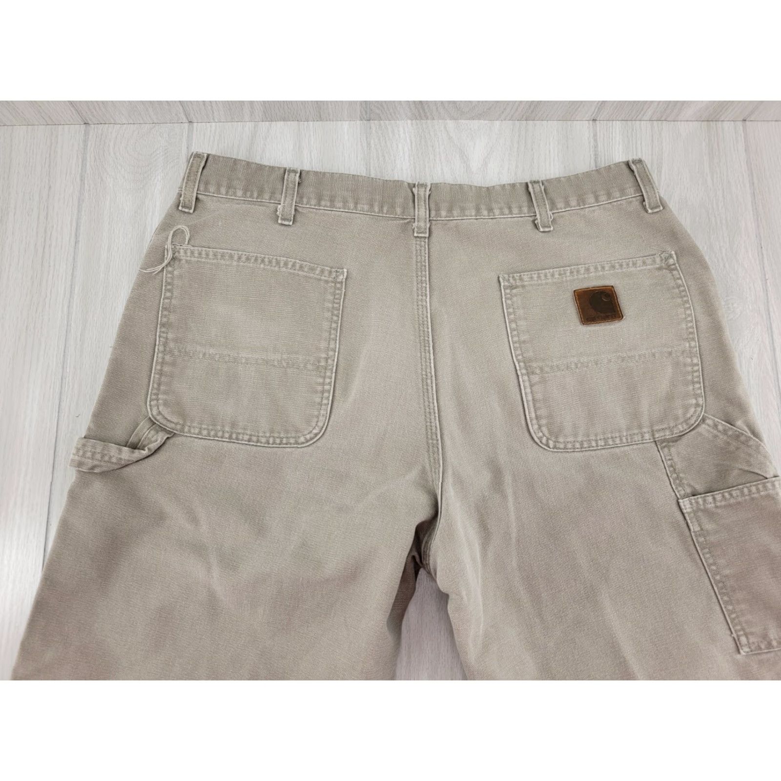 Carhartt Carhartt Jeans Gray Mens 38x29 Dungaree Fit 40x30 Regular Zip Inseam 29 Straight Vintage No Size US 38 / EU 54 - 7 Thumbnail