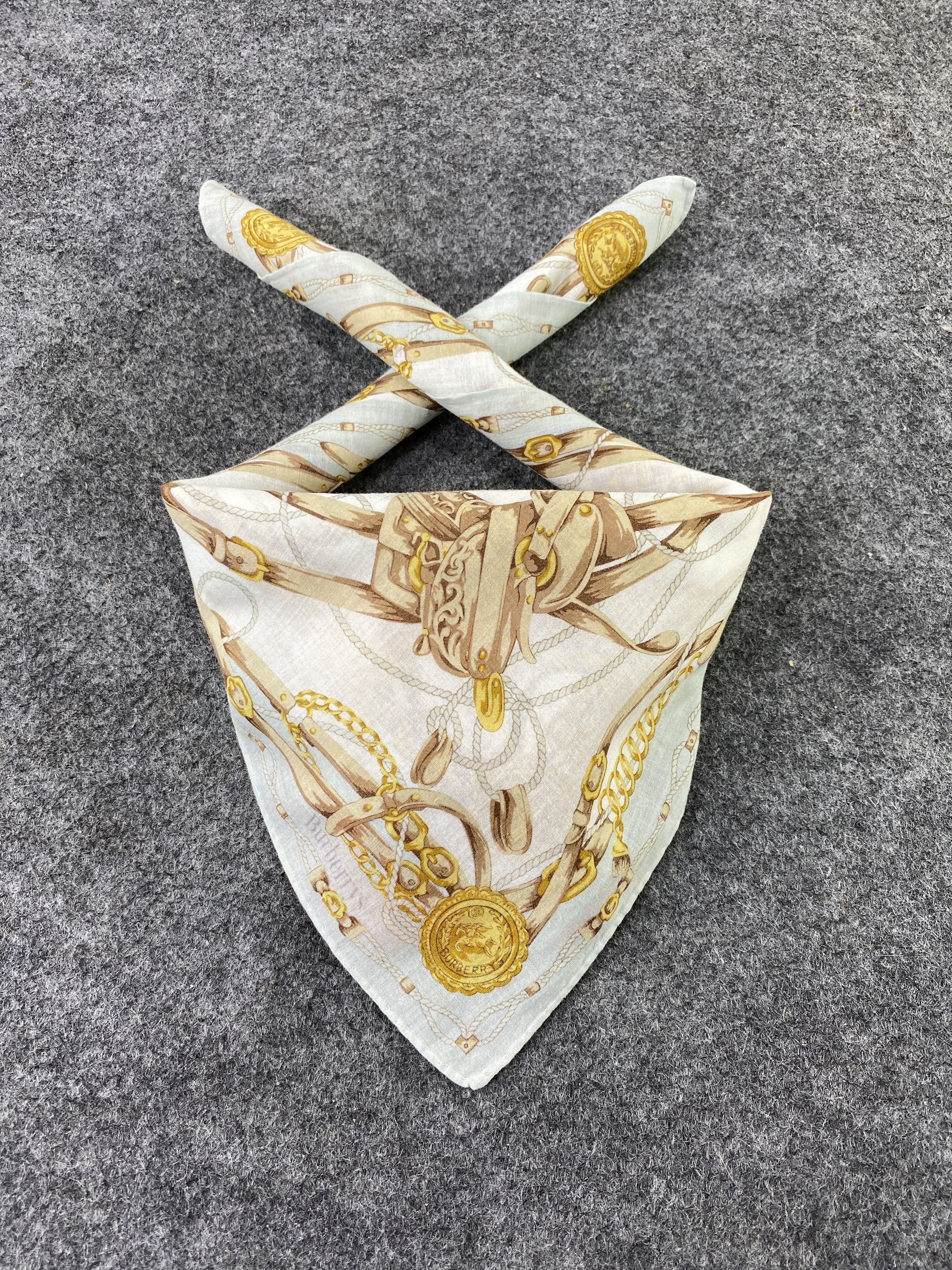 Burberry Burberry Handkerchief / Bandana / Neckerchief-B384 Size ONE SIZE - 2 Thumbnail