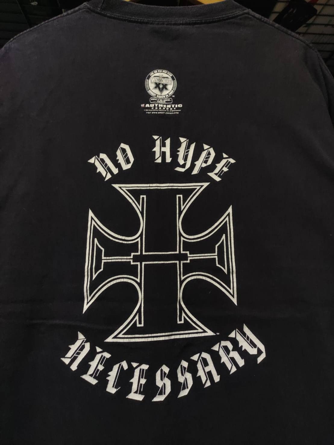 Vintage Vtg 00's Triple H " No Hype Necessary " Wrestle Mania Promo Size US XL / EU 56 / 4 - 10 Thumbnail