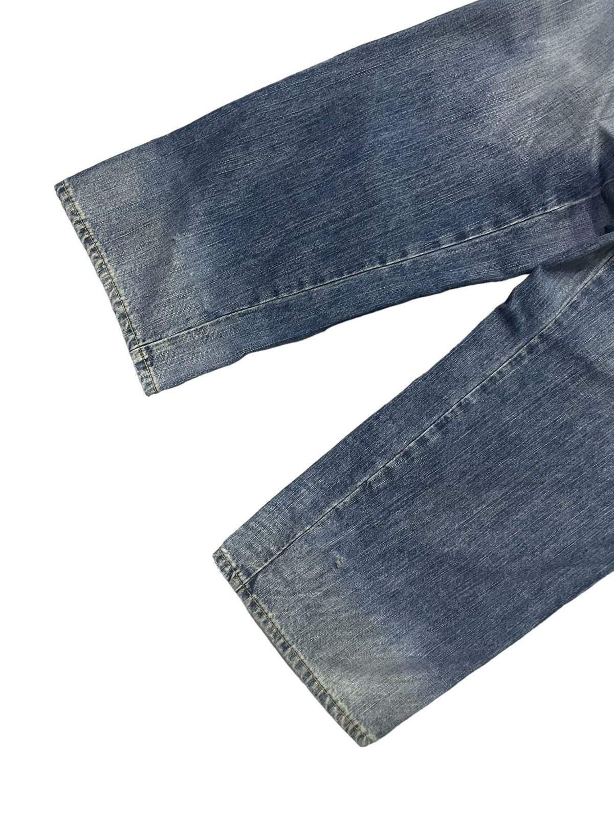 Dogtown × Japanese Brand × Thug Club Rna inc. japan double waist layer baggy denim pants Size US 30 / EU 46 - 5 Thumbnail