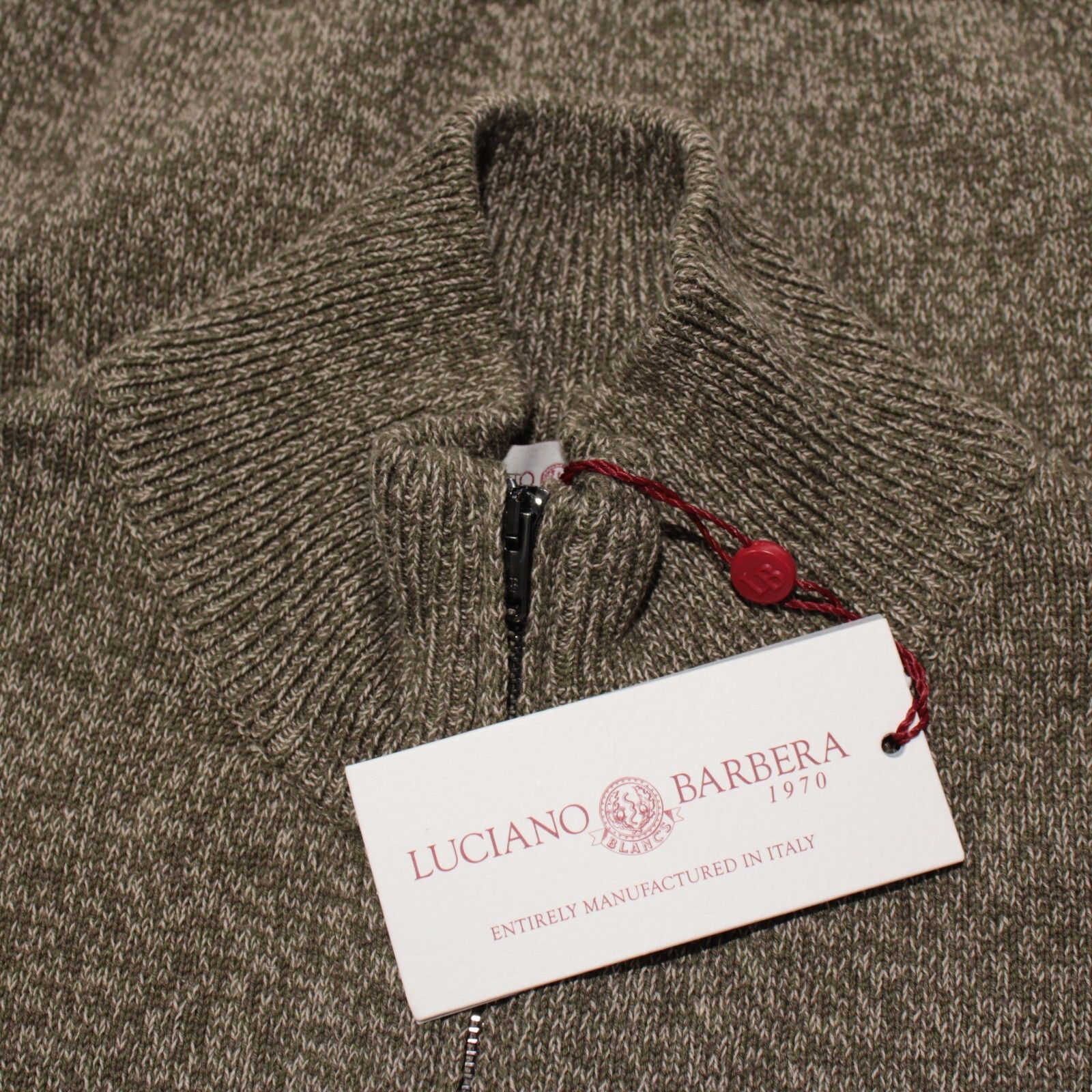 Luciano Barbera Luciano Barbera Sweater Size US M in Green Size US M / EU 48-50 / 2 - 1 Thumbnail