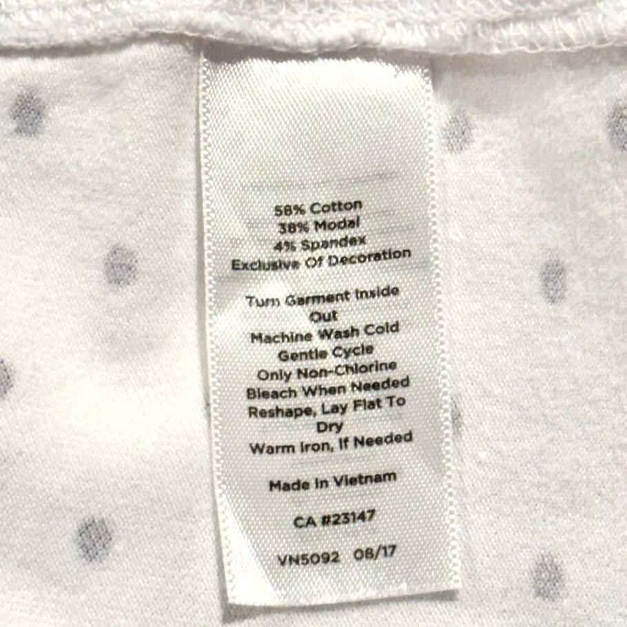 Talbots T by Talbots Golf Polo Polka Dot White SUPF 50 Tennis Preppy Size S / US 4 / IT 40 - 4 Thumbnail