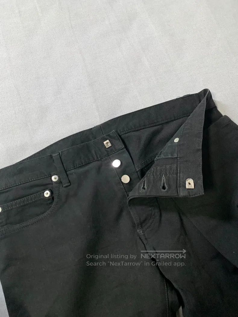 Dior Dior Black Leather Patch Mixed Fabric Casual Pants Size US 32 / EU 48 - 4 Thumbnail