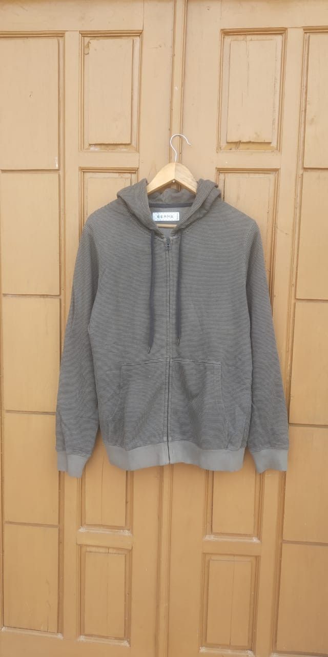Beams Plus Beams stripe zipper hoodie Size US M / EU 48-50 / 2 - 2 Thumbnail