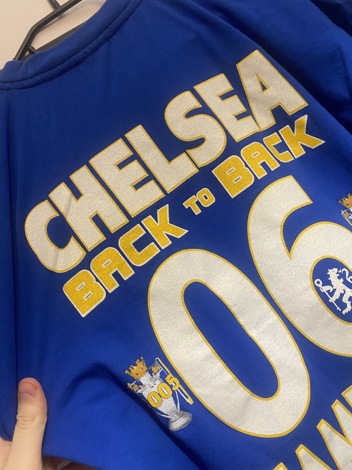 Vintage Chelsea back to back champions 00s two sided vintage tee Size US L / EU 52-54 / 3 - 9 Thumbnail