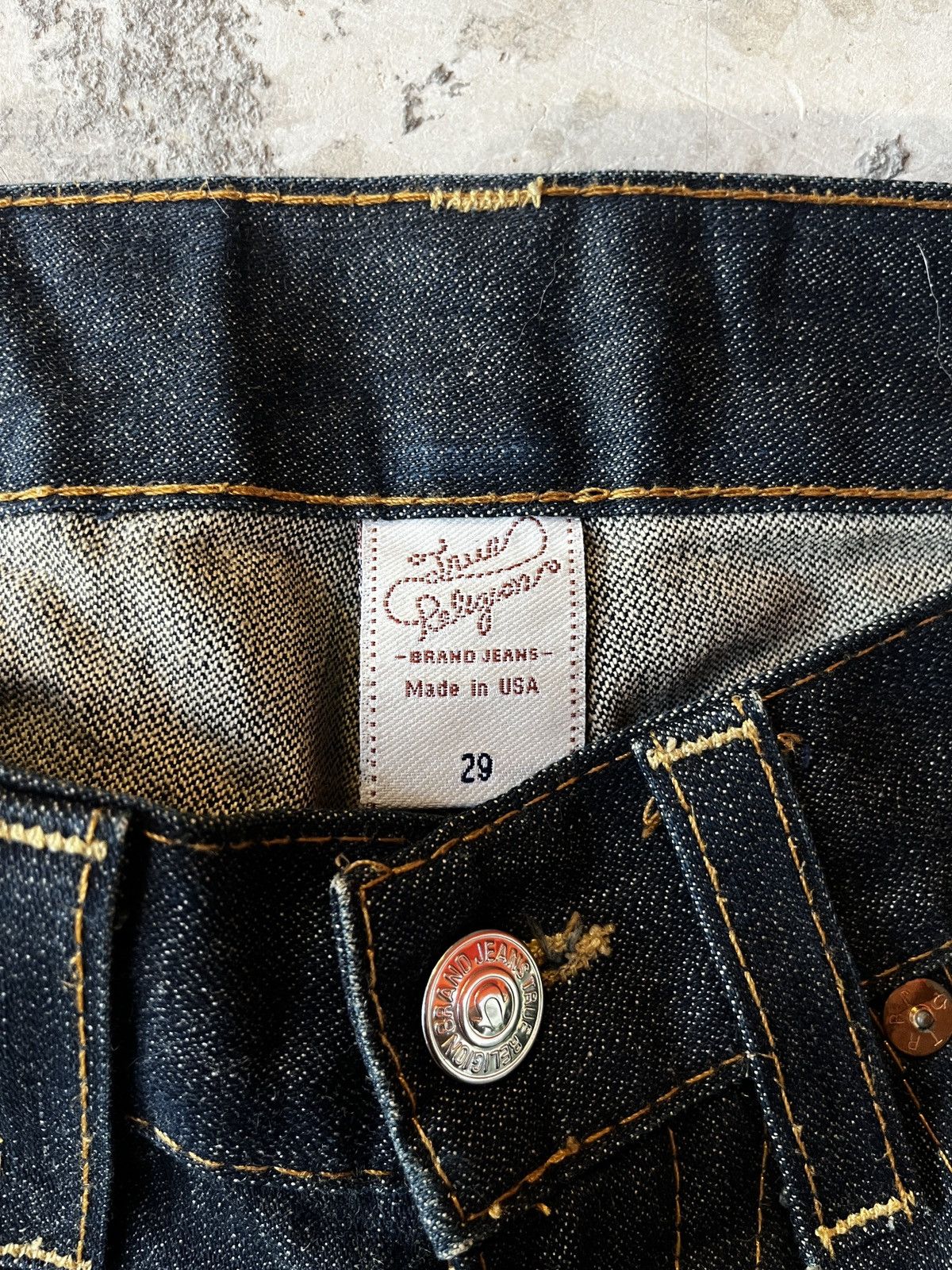 True Religion × Vintage True Religion Jeans Size US 29 - 4 Thumbnail