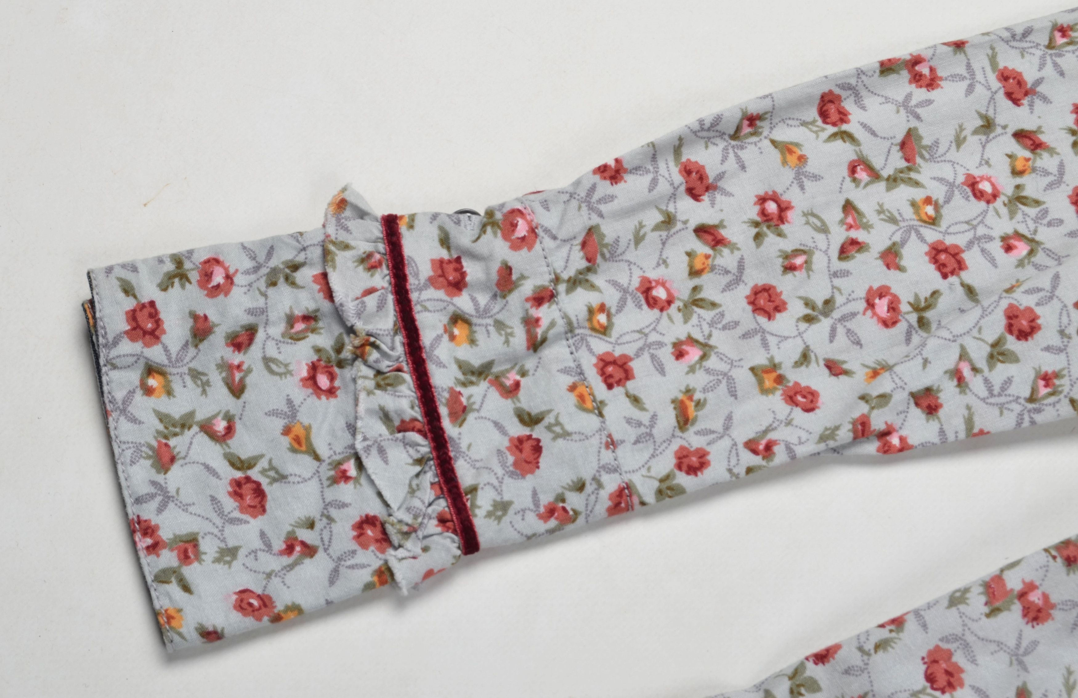 Designer × Vintage Nile Atelier Y2K Cottagecore Western Floral Shirt Size S / US 4 / IT 40 - 7 Thumbnail