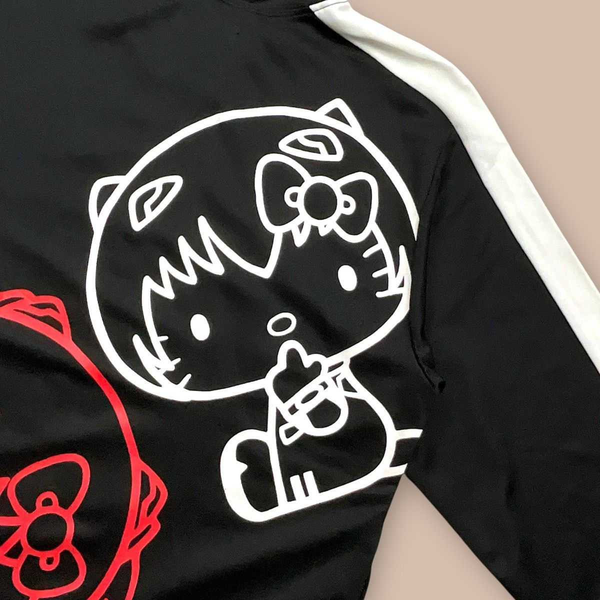 Anime 2012 Hello Kitty x Evangelion Nerv Zipper Polyester Hoodie Size US M / EU 48-50 / 2 - 11 Thumbnail