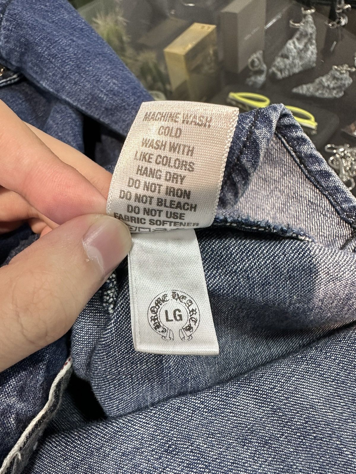 Chrome Hearts Chrome Hearts Vintage Denim Western Size US M / EU 48-50 / 2 - 9 Thumbnail