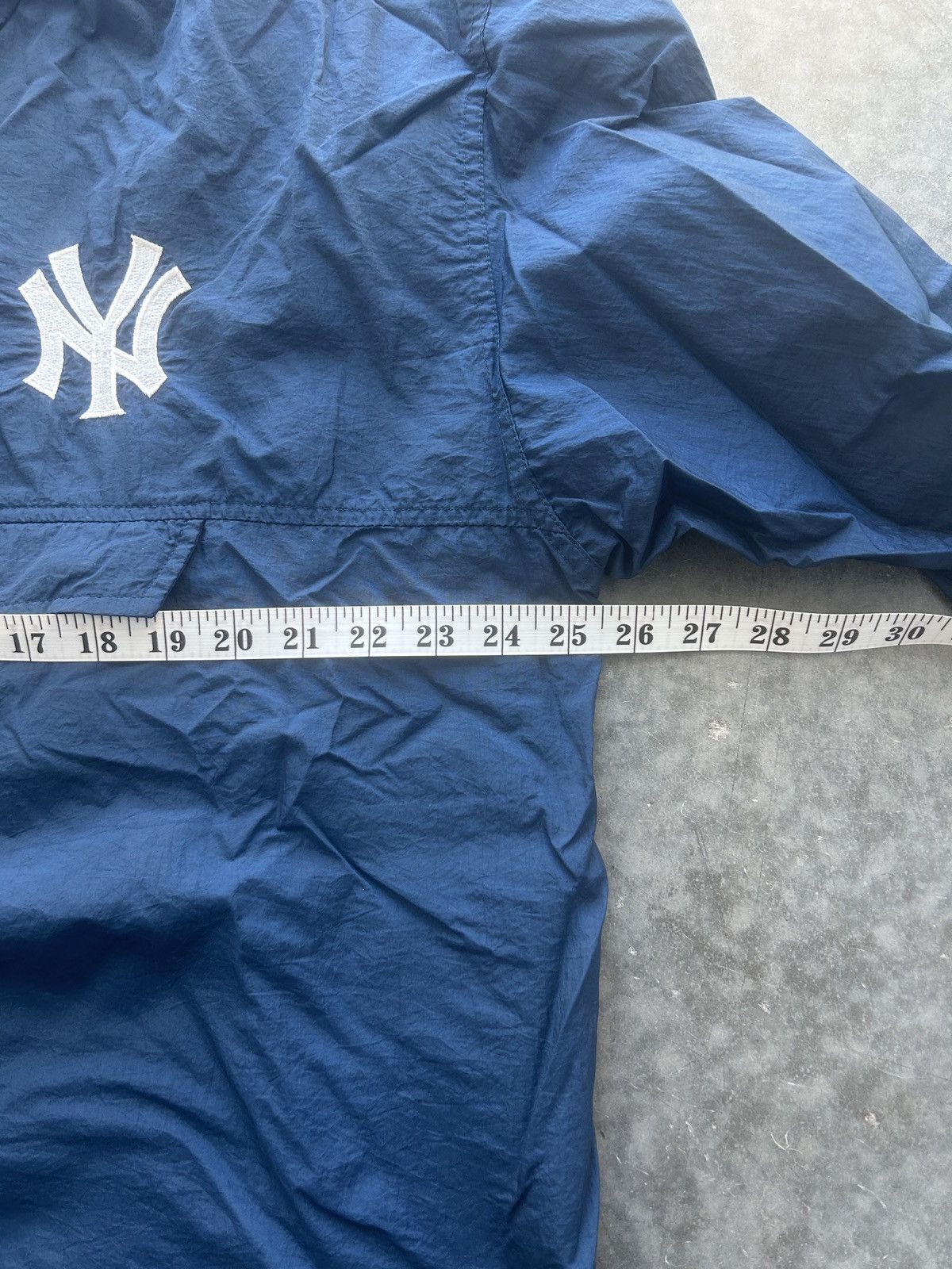New York Yankees × Pro Player × Vintage Vintage 90s Pro Player Yankees Anorak Windbreaker Jacket Size US XL / EU 56 / 4 - 6 Thumbnail