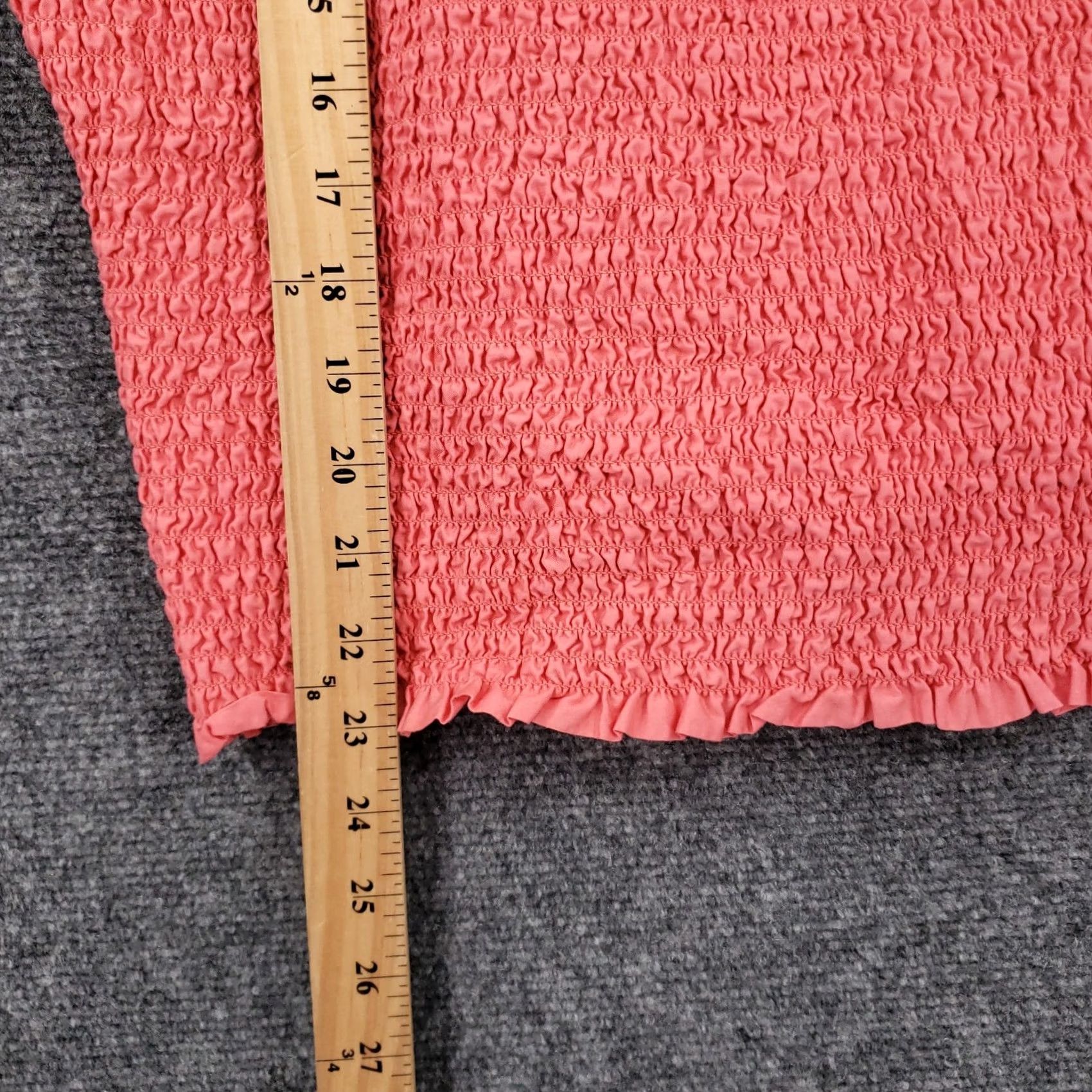 Old Navy Old Navy Pink Sleeveless Smocked Cami Pullover Top Womens 2XL Stretch Size XXL / US 16-18 / IT 52-54 - 3 Thumbnail