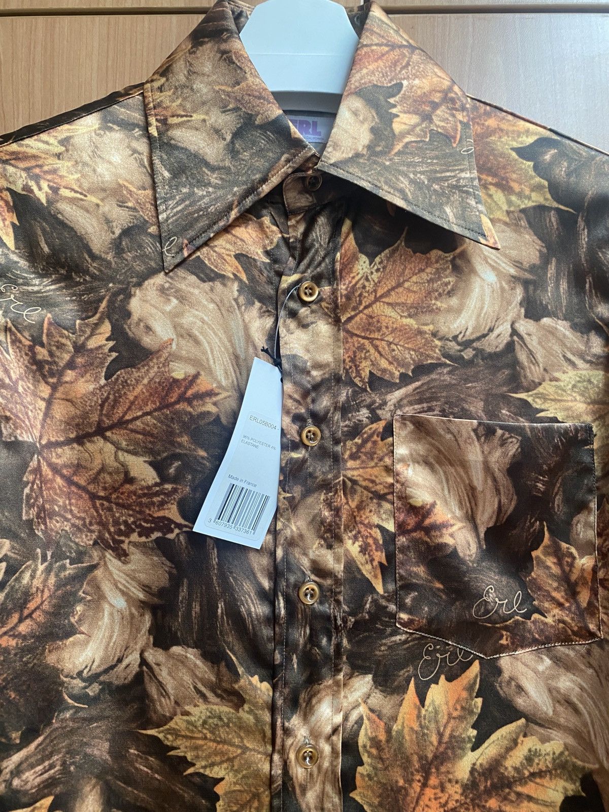 ERL ERL Satin Shirt Long Sleeve Size S BNWT Size US S / EU 44-46 / 1 - 2 Thumbnail