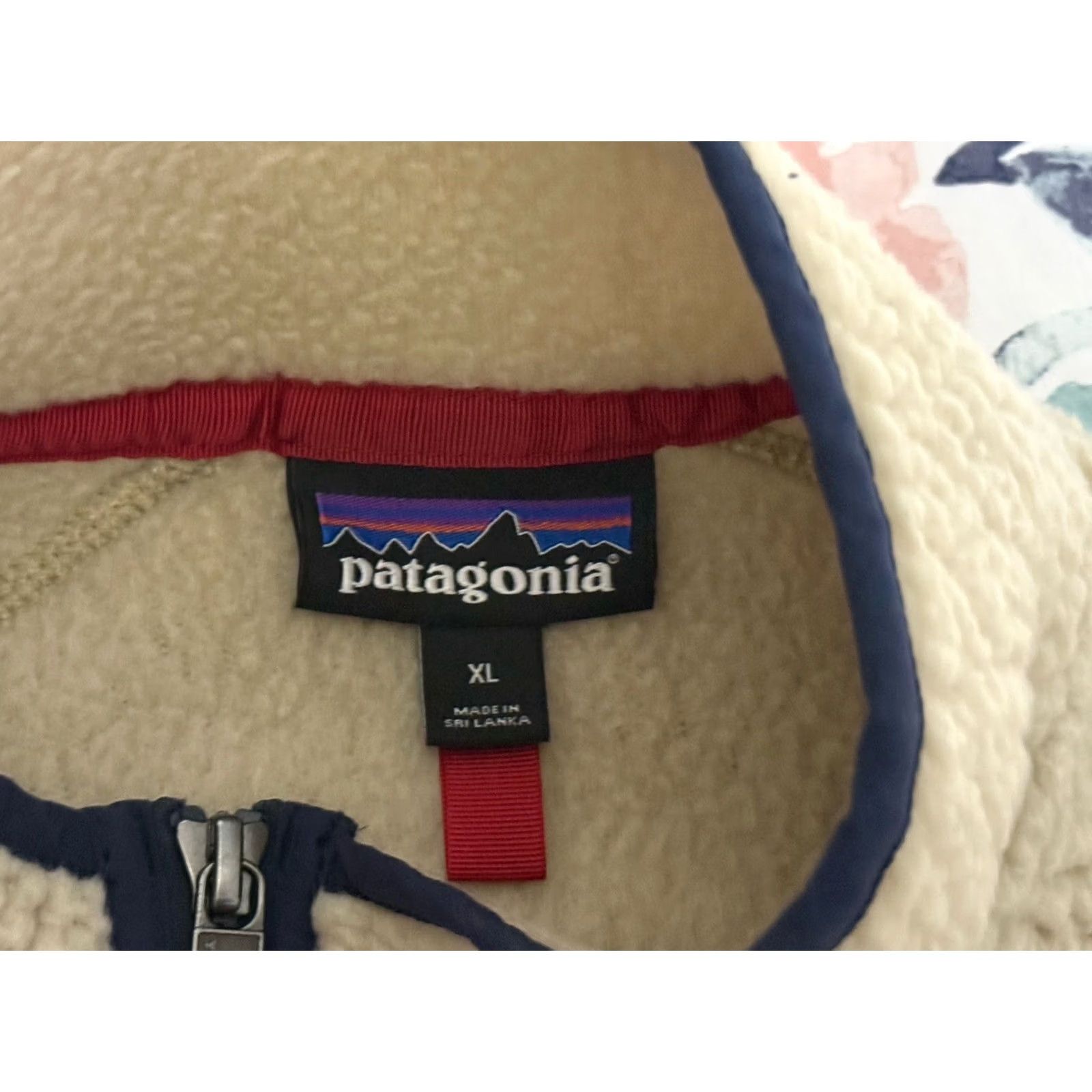 Patagonia Patagonia Jacket Mens XL Beige Retro Pile Sherpa Fleece Full Zip Size US XL / EU 56 / 4 - 5 Thumbnail