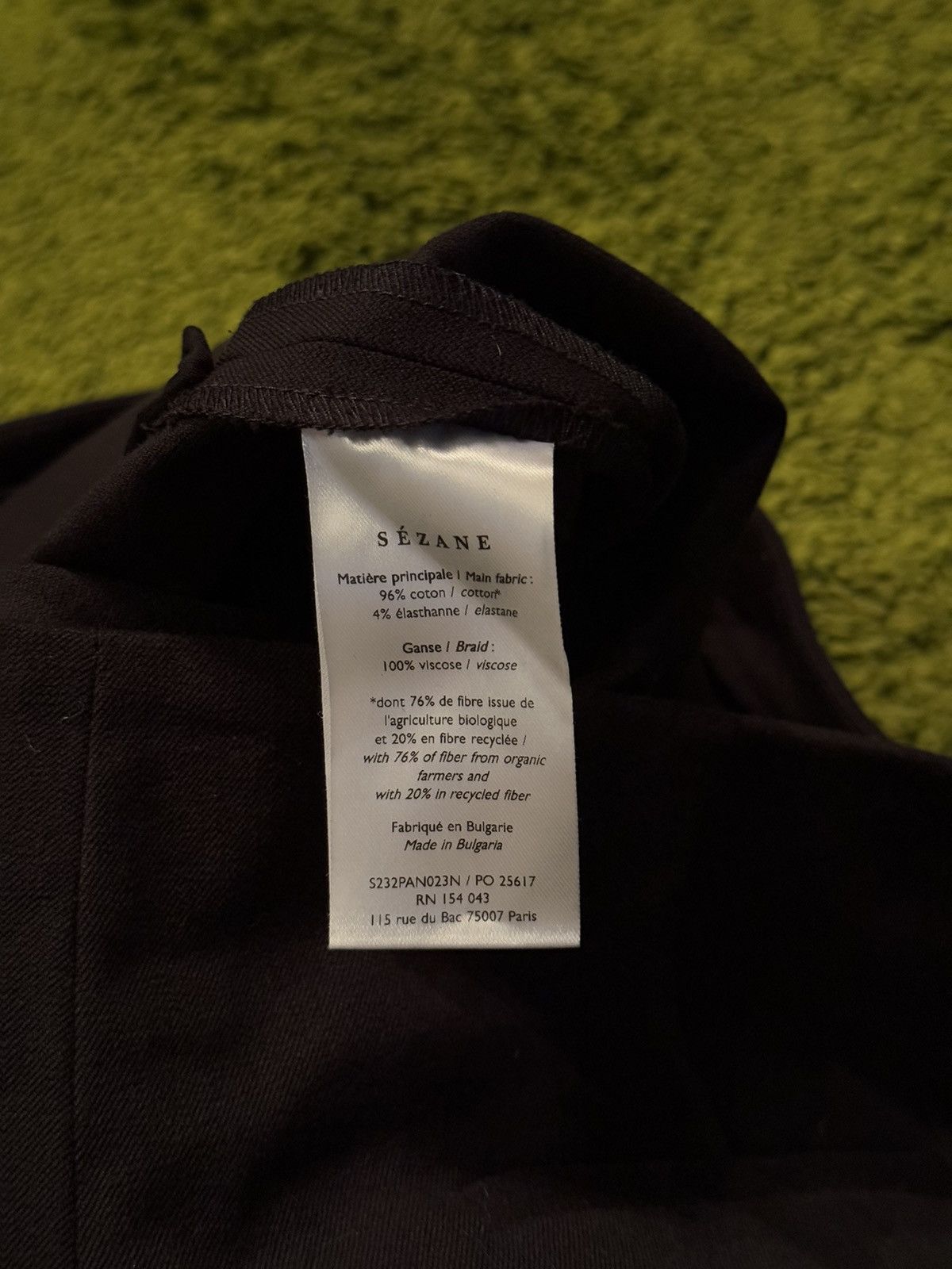 Designer × Sezane Sezane Paris oldmoney style minimalist black pants Size 30" / US 8 / IT 44 - 5 Thumbnail