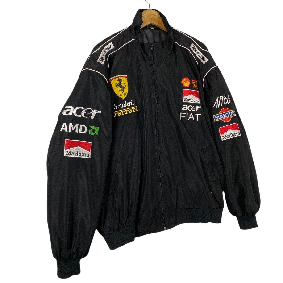 Ferrari Vintage Scuderia Ferrari F1 Racing Zipper Jacket XL Size Size US XL / EU 56 / 4 - 3 Thumbnail