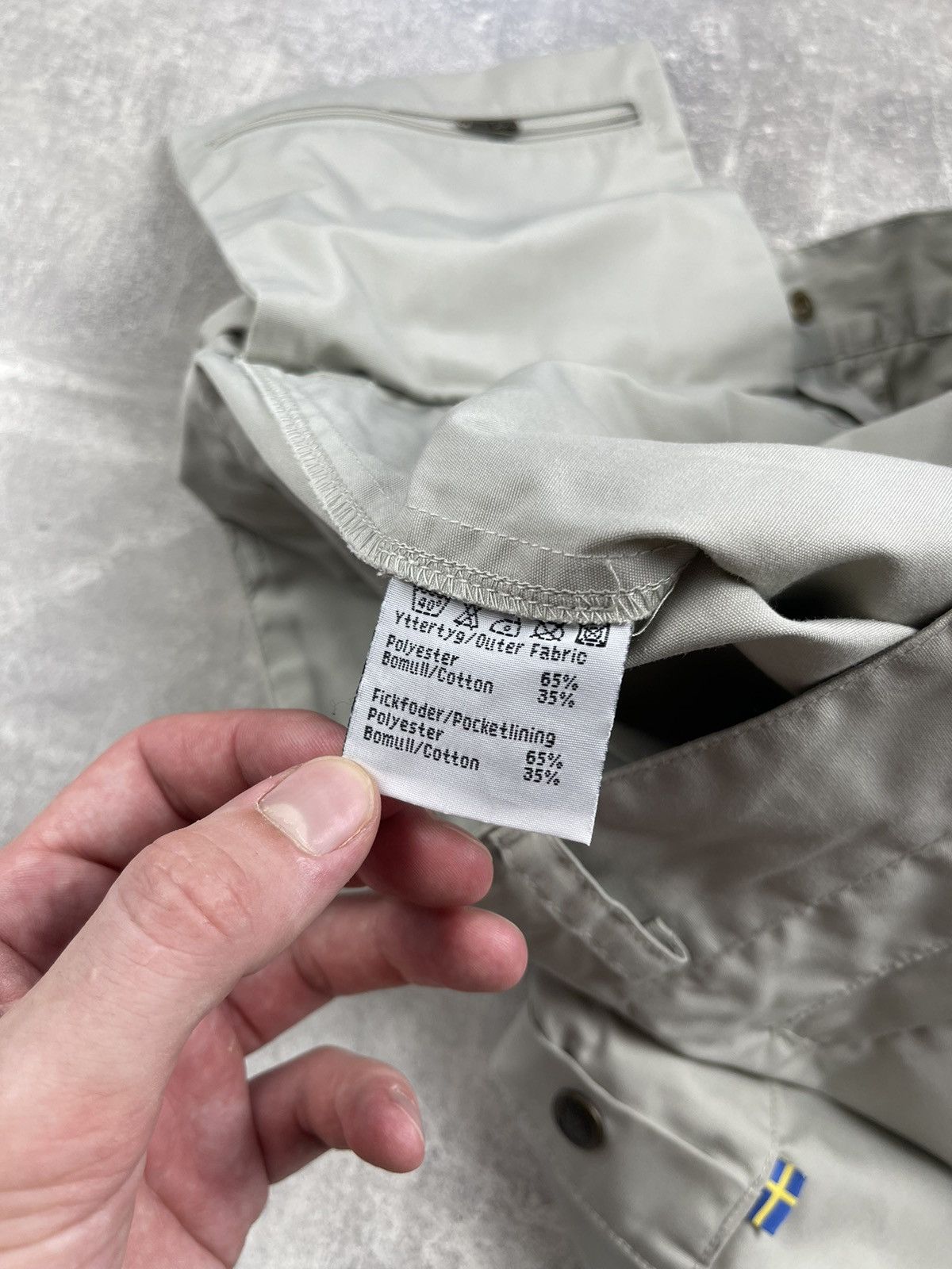 Fjallraven Vintage Fjällräven G-1000 Cargo Hiking Trekking Pants Size US 32 / EU 48 - 16 Thumbnail