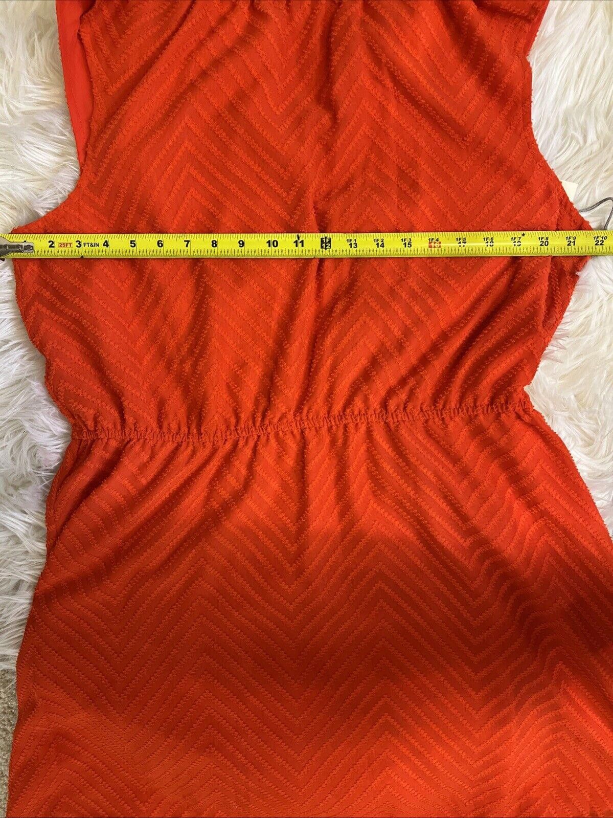 Designer A New Day Tomato Orange Dress Sz XXL Size XXL / US 16-18 / IT 52-54 - 7 Thumbnail