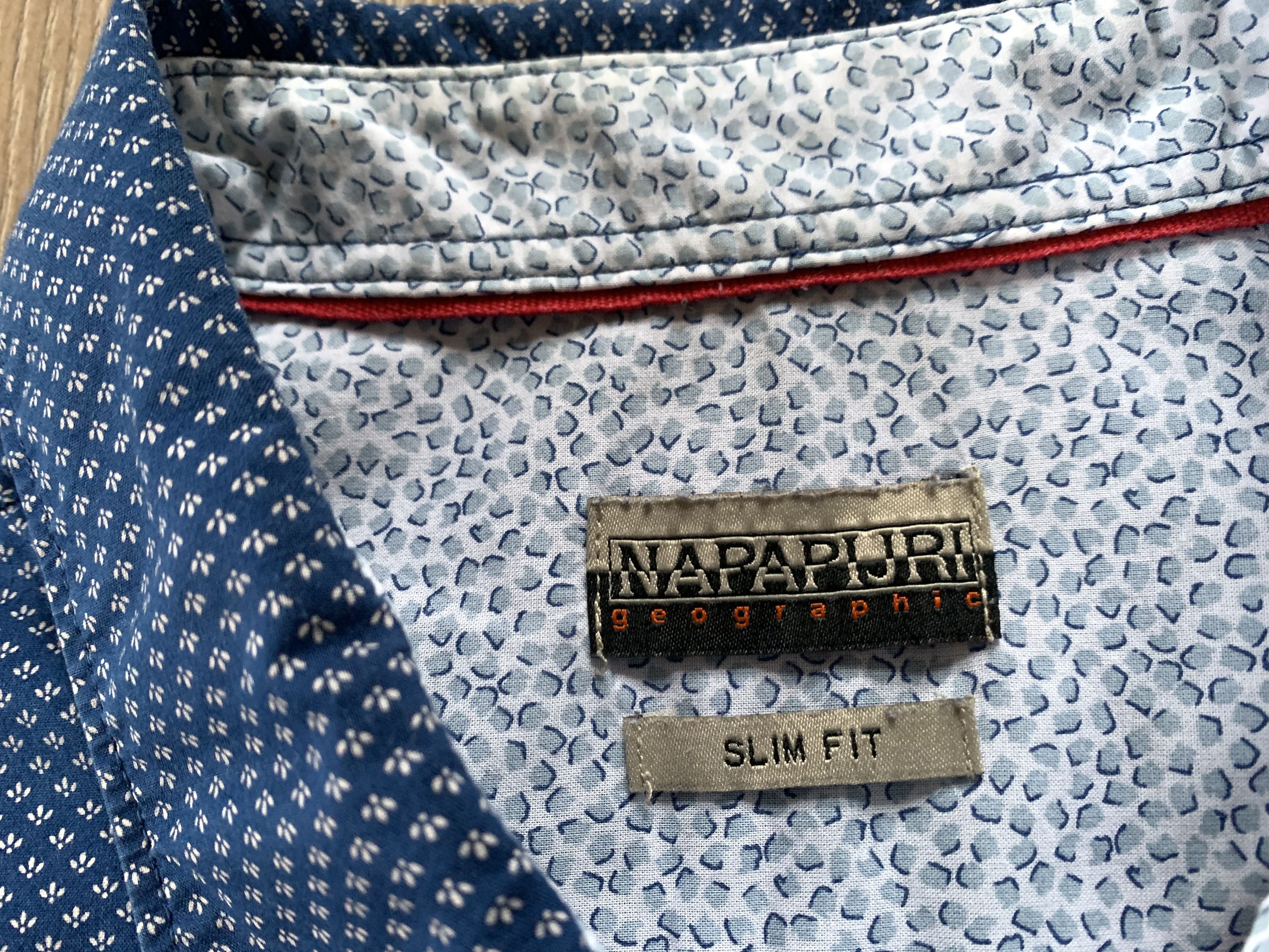 Napapijri Napapijri Blue Long Sleeve Shirt Size US XXL / EU 58 / 5 - 6 Thumbnail