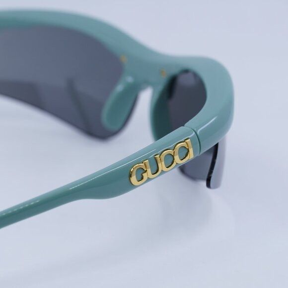 Gucci 🕶️ New Gucci GG1774S 005 Sunglasses - Shiny Mineral Green Size ONE SIZE - 5 Thumbnail