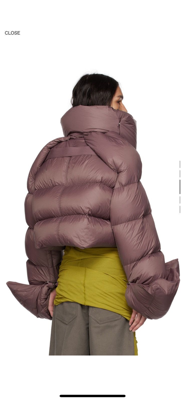 Rick Owens Babel Mountain down jacket (3XL/IT 56) Size US XXL / EU 58 / 5 - 3 Thumbnail