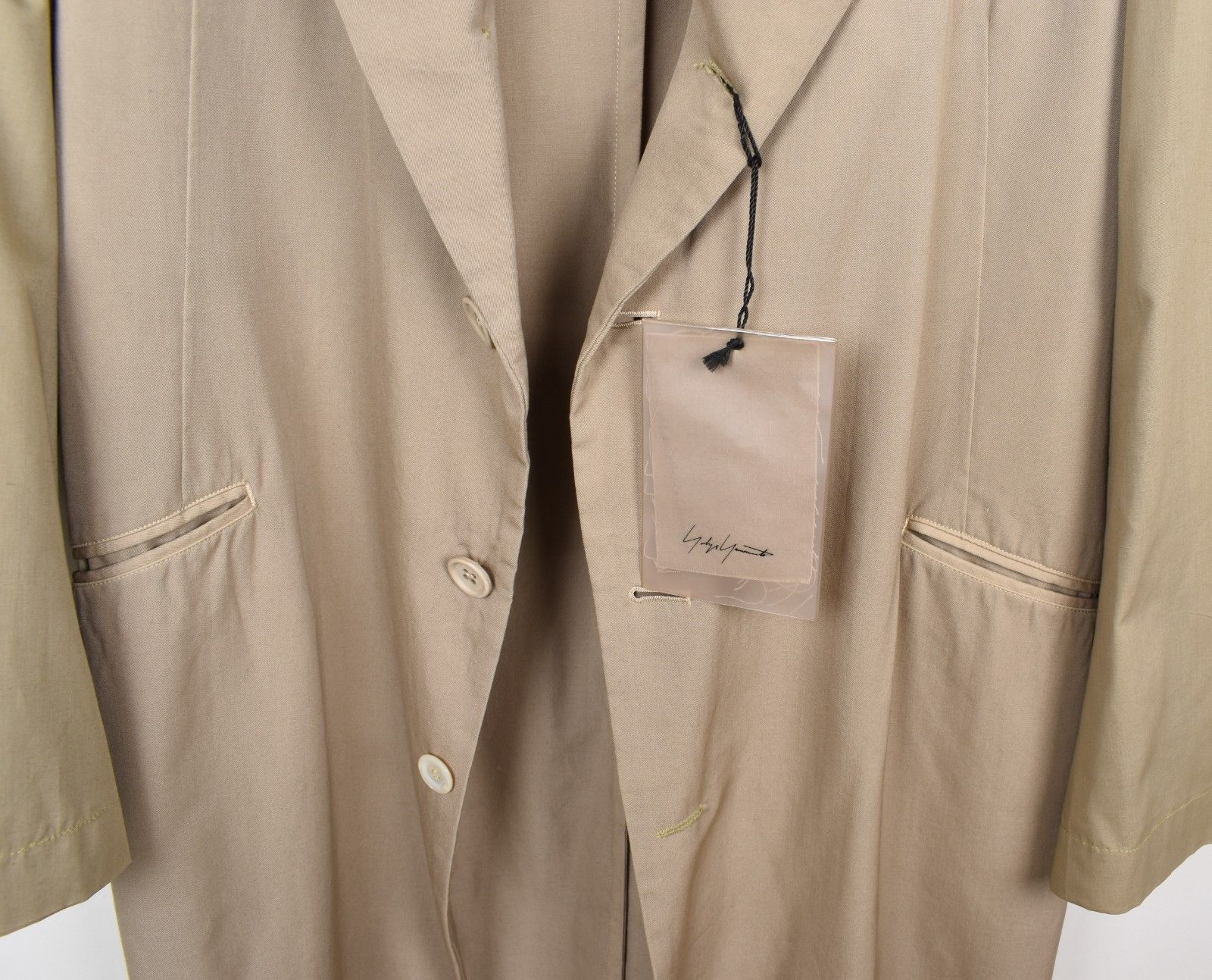 Yohji Yamamoto Yohji Yamamoto Pour Homme Men Coat Wide Sleeves Size Large Size US L / EU 52-54 / 3 - 8 Thumbnail