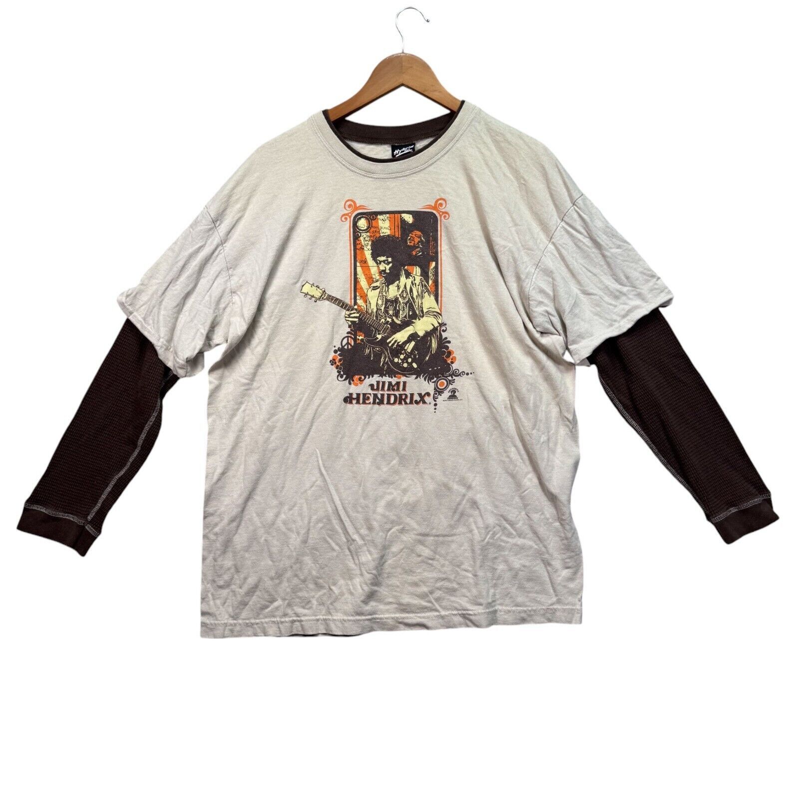 Jimi Hendrix Jimi Hendrix T Shirt L/S Thermal 90s Hybrid Classic Rock XL Size US XL / EU 56 / 4 - 1 Thumbnail