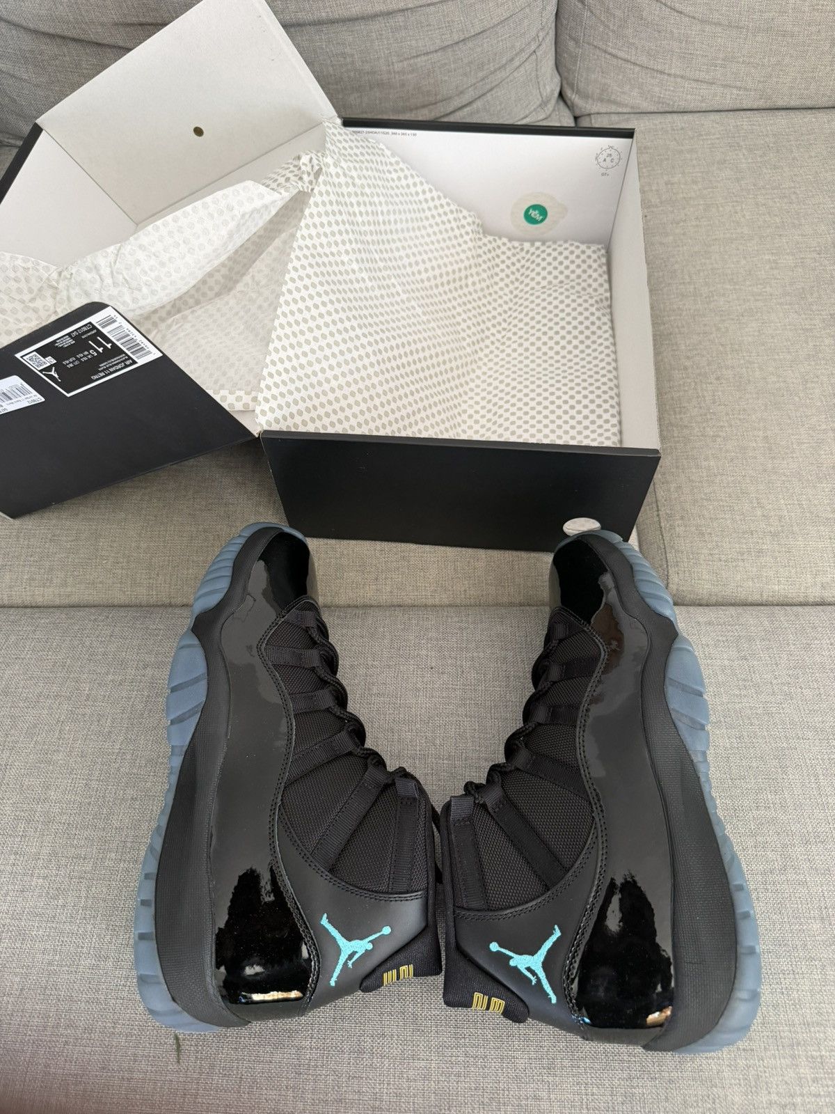Jordan Brand Jordan 11 Gamma Blue Size US 11.5 / EU 44-45 - 4 Thumbnail