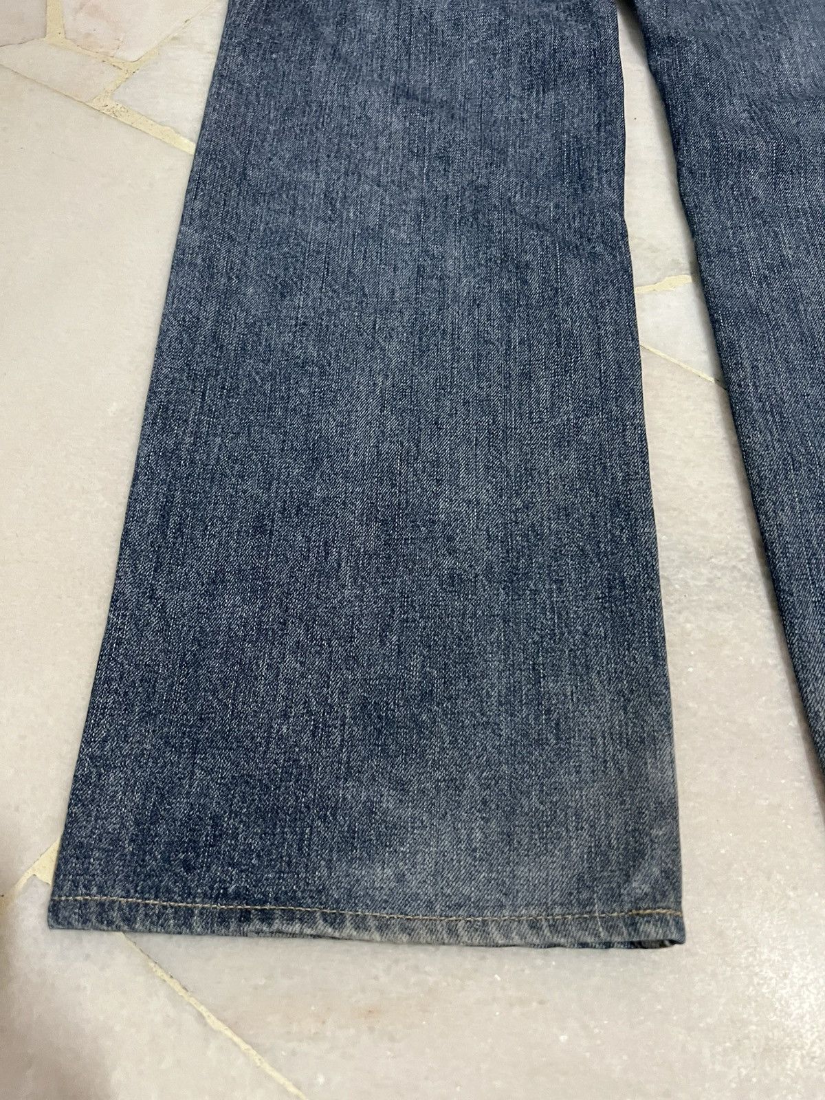 Levi's × Levi's Vintage Clothing 🌈Vintage Levis 502 Distress Light Wash Jean Japan Size US 32 / EU 48 - 13 Thumbnail