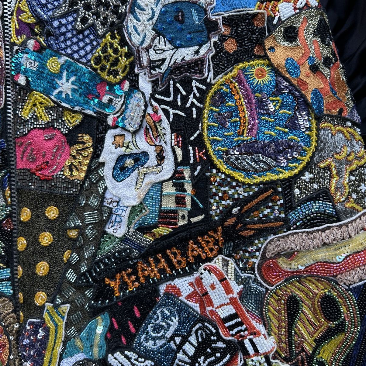 Saint Laurent Paris saint laurent 16ss sequin patchwork souvenir bomber Size US S / EU 44-46 / 1 - 3 Thumbnail