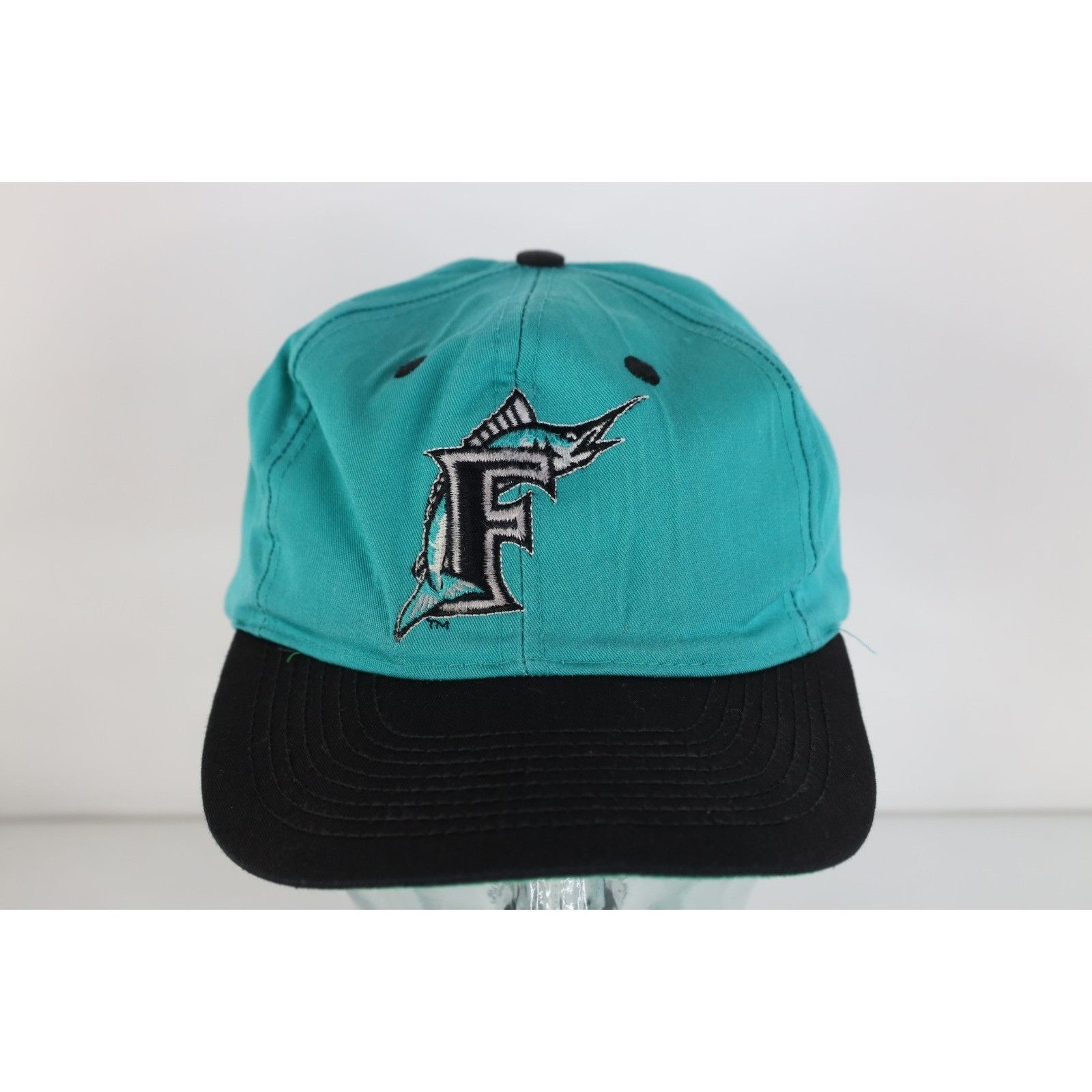 Vintage Vintage 90s MLB Florida Marlins Baseball Snapback Hat Cap Size ONE SIZE - 1 Thumbnail