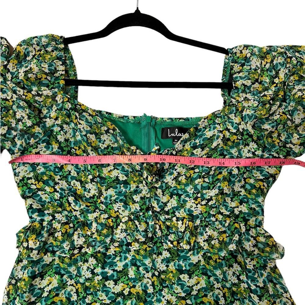 Lulus Lulus l Floral Print Long Sleeve Tie-Front Dress Medium Size M / US 6-8 / IT 42-44 - 6 Thumbnail