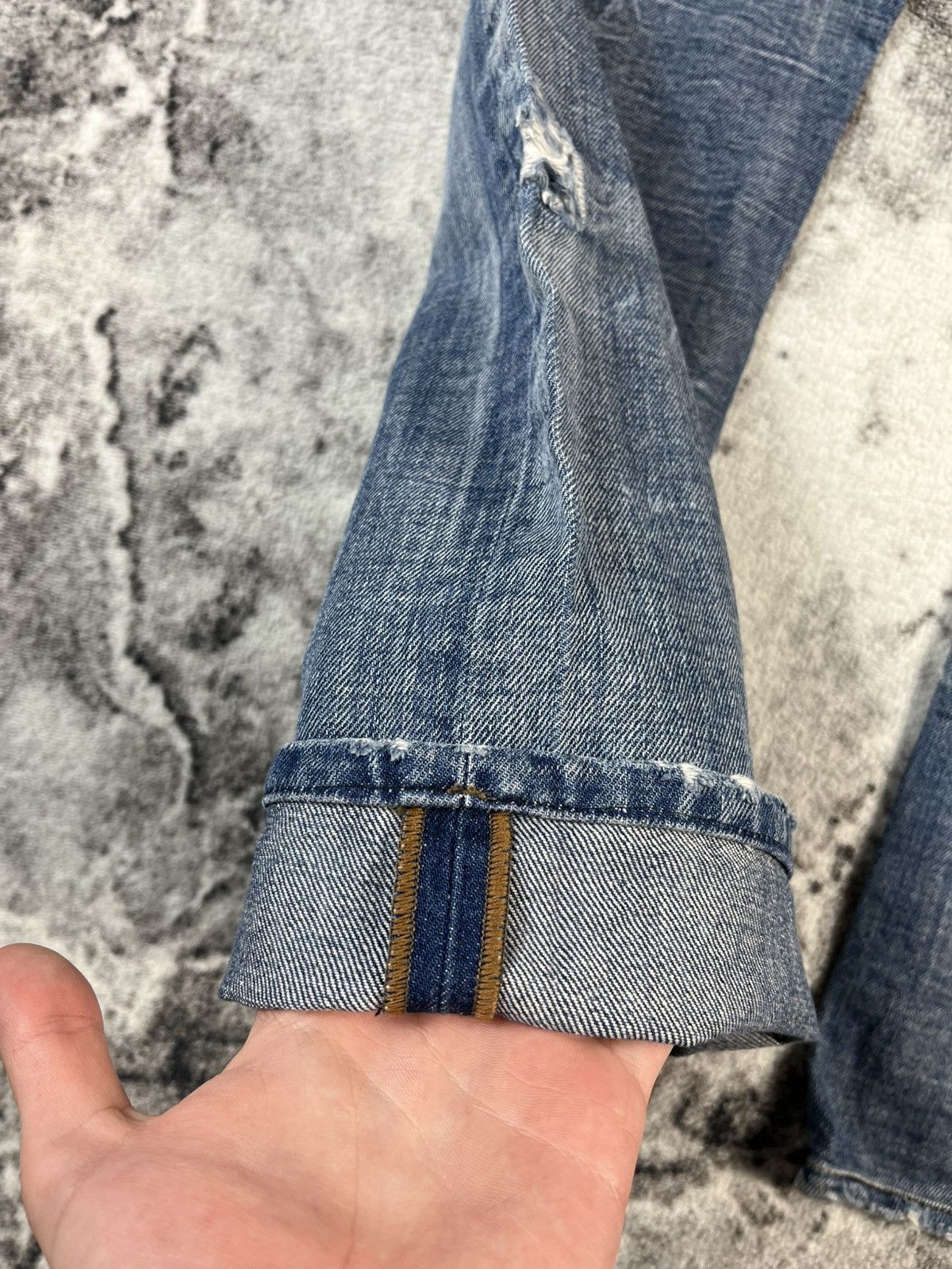 Diesel Diesel Viker Dragon Jeans Vintage Distressed Italy 31 Size US 31 - 19 Thumbnail