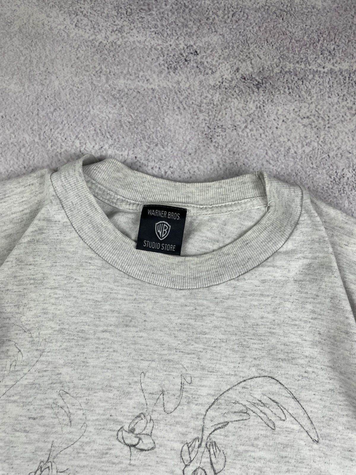 Warner Bros Vintage 1998 Warner Bros Road Runner T-Shirt , grey Size M Size US M / EU 48-50 / 2 - 9 Thumbnail