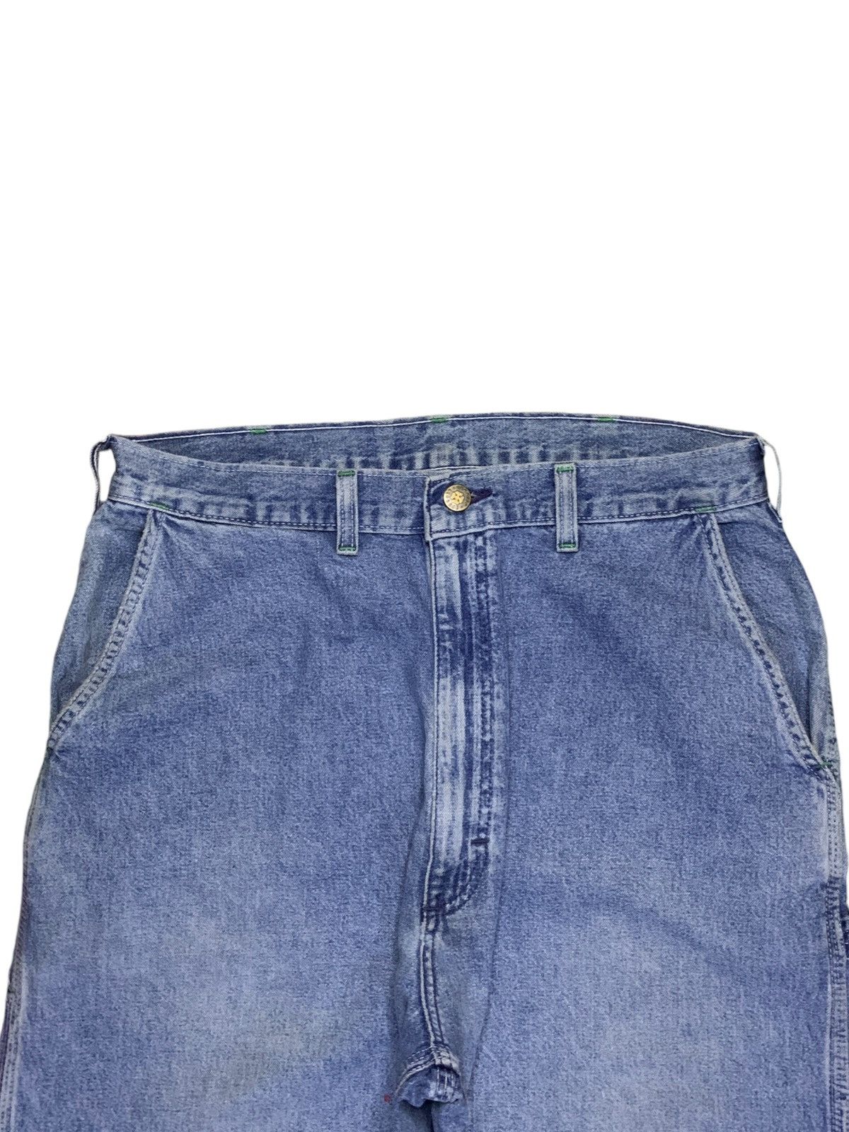 Oshkosh SALES🔥 Oshkosh Blue Wash Distress Baggy Carpenter Jeans Size US 30 / EU 46 - 4 Thumbnail