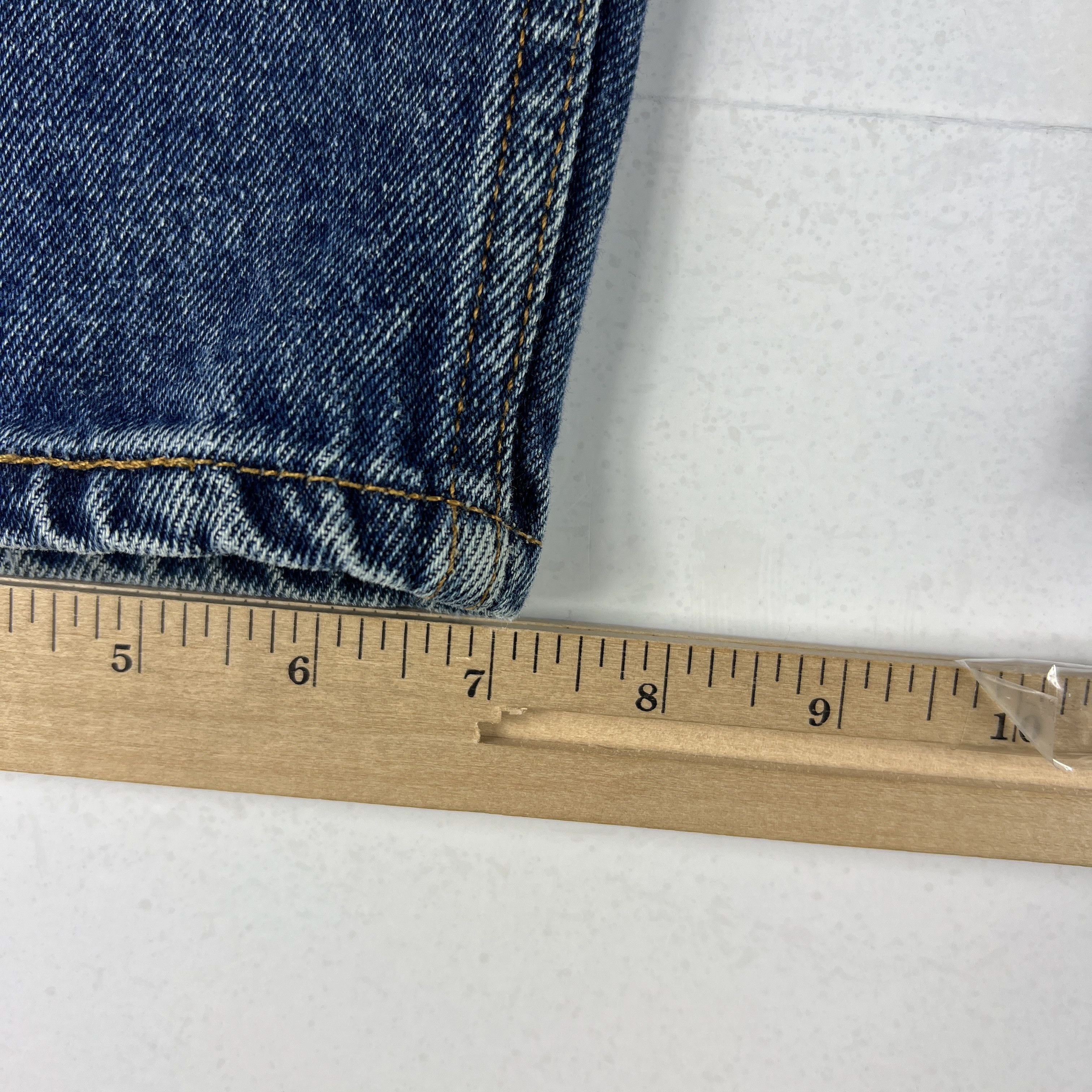 Levi's × Vintage VTG 90s Levi's Jean 560 Loose Taper Blue Denim Orange Tab Size US 33 - 8 Thumbnail