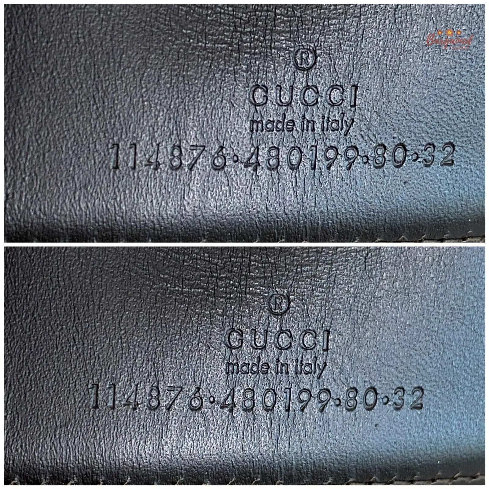 Gucci Gucci Monogram Canvas Leather Interlocking G Buckle Belt Size 28 - 3 Thumbnail
