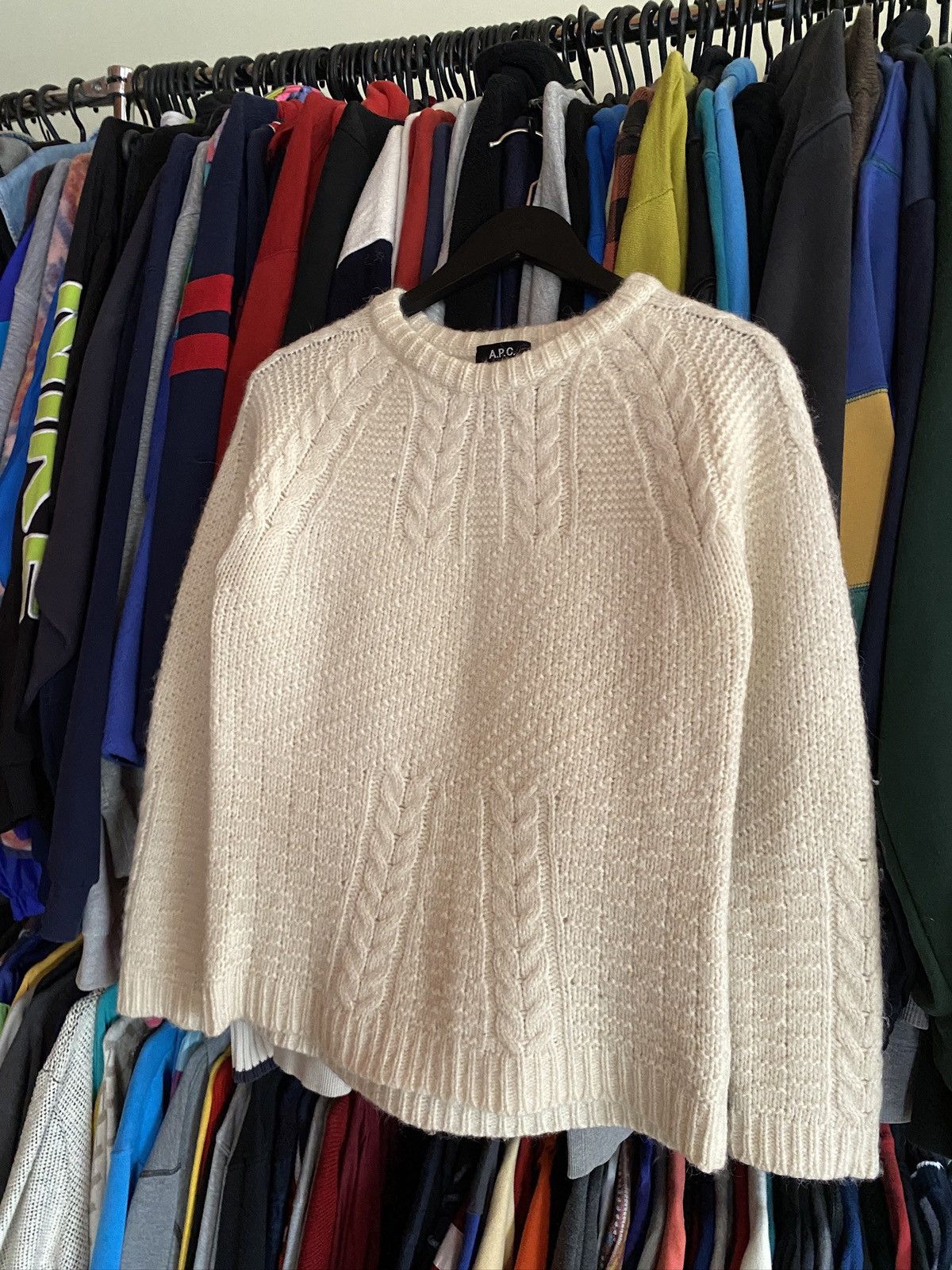A.P.C. VINTAGE A.P.C KNIT BABY ALPACA SWEATER Size L / US 10 / IT 46 - 3 Thumbnail